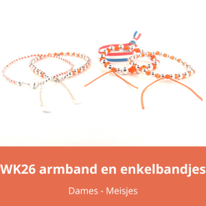 Oranje enkelbandjes