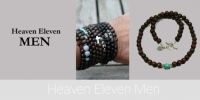 Heaven Eleven Men - heren armband - Ibiza -  uitgevoerd met natuurstenen en verstelbare sluiting.