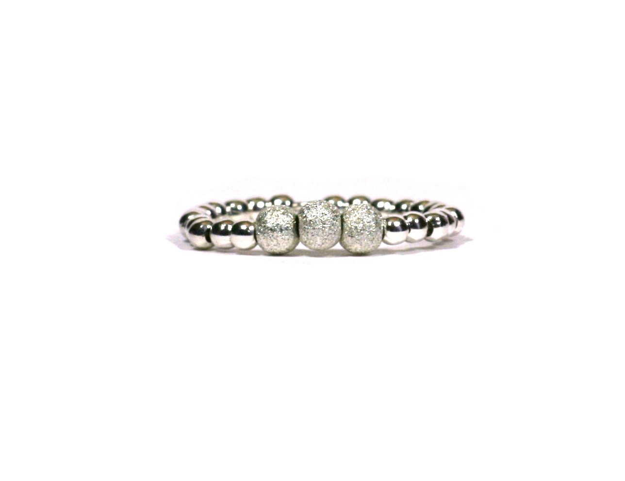 Chique - ring 925 sterling zilver - diamant stenen - one size fits all