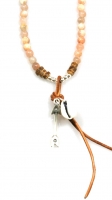 Heaven Eleven - dames ketting - sunstone met pijl