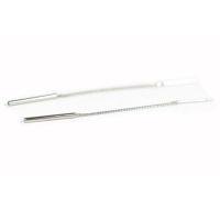 Dames oorbel - sterling zilver 925 - threader / doortrek oorbel - 11cm