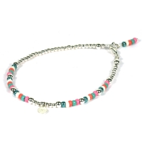 Enkelbandjes zilver 925 mix 1mm - tbe35