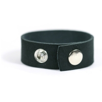 IbizaMen - heren armband - zwart leer vintage - breedte 20mm - verstelbaar maat 18cm tot 23cm