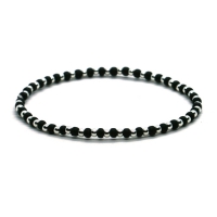 dames armband zilver 925 ZWART 2,5mm